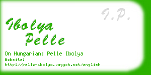 ibolya pelle business card